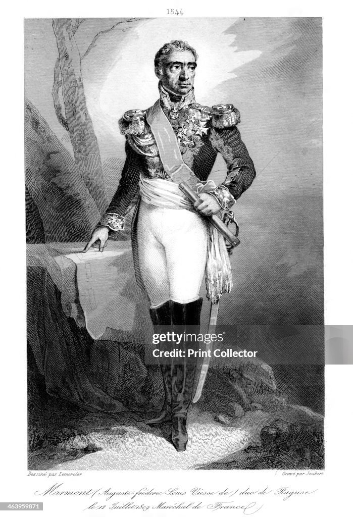 Auguste Frederic Louis Viesse de Marmont (1774-852), Duke of Ragusa and Marshal of France, 1839.Artist: Joubert