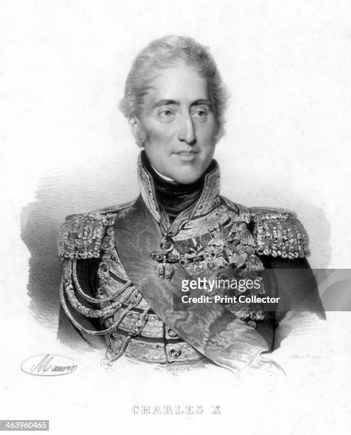 Charles X, King of France, 19th century. The brother of Louis XVI and Louis XVIII, Charles came to the throne in succession to the latter in 1824....