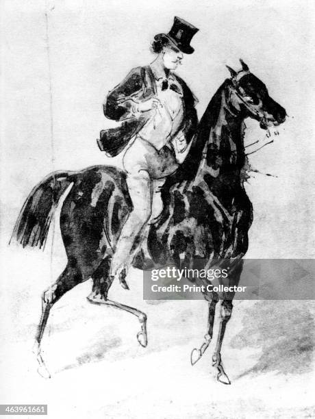 Dandy', 19th century, . Illustration from The Painter of Victorian Life, a study of Constantin Guys with an introduction and a translation of...