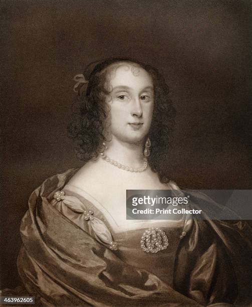Bridget Fleetwood, eldest daughter of Oliver Cromwell, 17th century, . Portrait of Bridget Cromwell , daughter of Oliver Cromwell , English military...