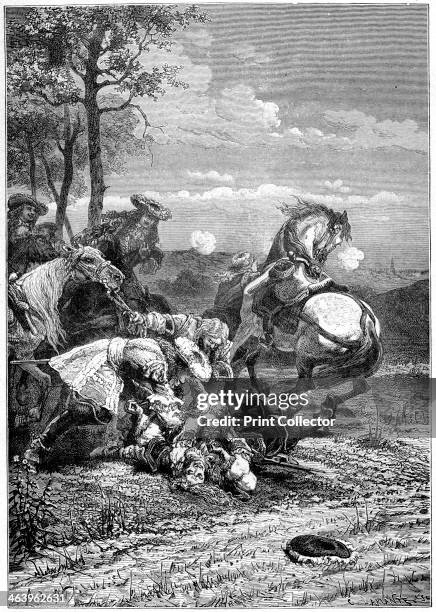 Death of Turenne, Henri de La Tour d?Auvergne, marshal of France,..., News Photo