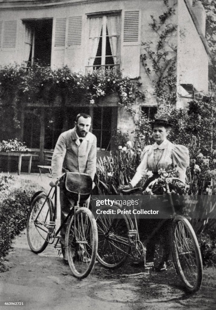 Pierre and Marie Curie, French physicists, 1906.