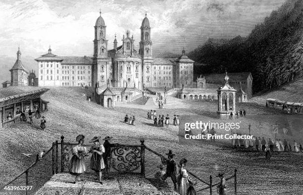 The Abbey of Einsiedeln, Schwyz, Switzerland, 1836.
