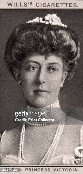 Princess Victoria, 1908. Portraits of European Royalty, Wills's Cigarette Cards, Bristol & London.