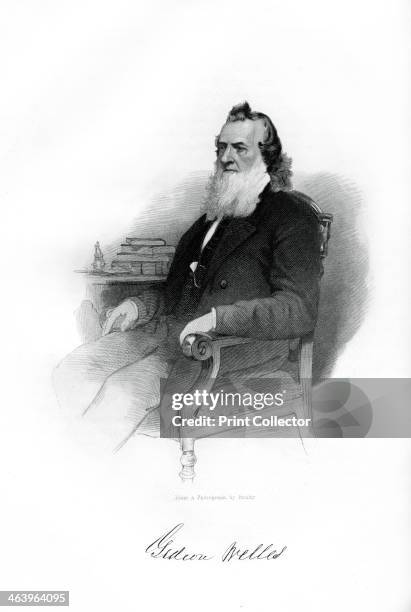 Gideon Welles, US Secretary of the Navy from 1861 to 1869, 1862-1867. Welles oversaw a buildup in the strength of the Union Navy which enabled it to...