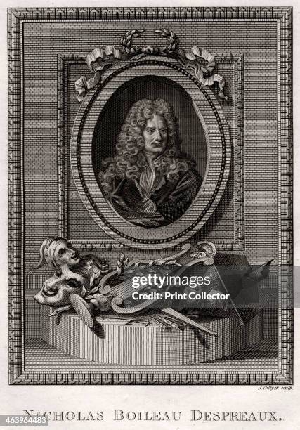 'Nicholas Boileau Despreaux', 1775. Nicolas Boileau-Despréaux, commonly called Boileau, was a French poet and critic. A plate from The Copper-Plate...