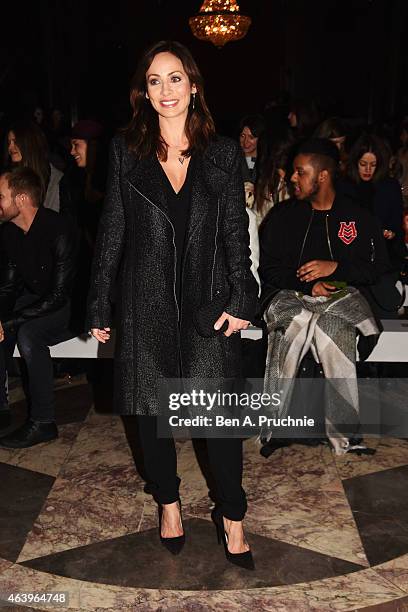 Natalie Imbruglia attends the Sass & Bide show during London Fashion Week Fall/Winter 2015/16 on February 20, 2015 in London, England.