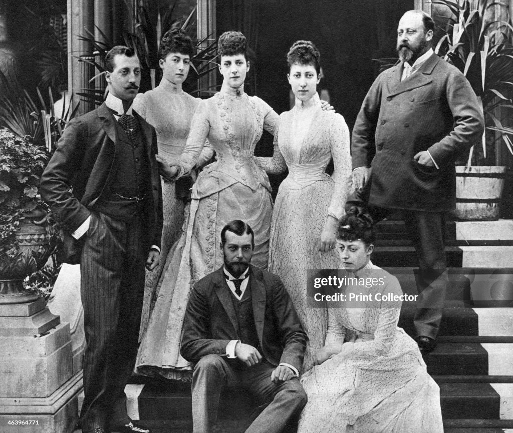 King Edward VII's family, Marlborough House, London, c1890 (1935).