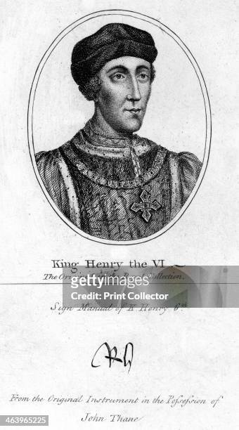 Henry VI of England, . Portrait of the king, the last monarch of the House of Lancaster.