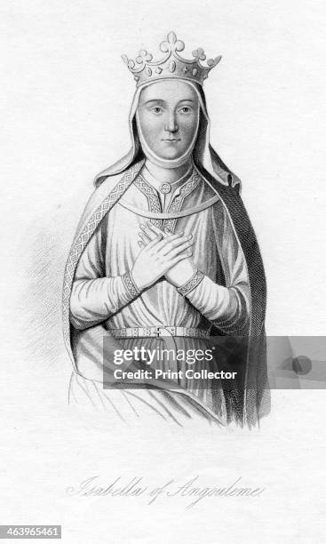 Isabella of Angouleme, . French-born Isabelle married King John of England in 1200.