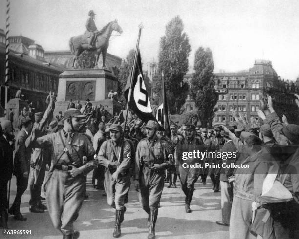 Horst Wessel , German Nazi activist, Nuremberg, 1929 . Wessel was made a posthumous hero of the Nazi movement following his violent death in 1930....