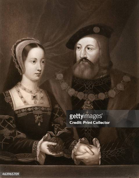 'Mary Tudor and Charles Brandon, Duke of Suffolk' . Mary was the daughter of King Henry VIII and Catherine of Aragon. Brandon held various offices in...
