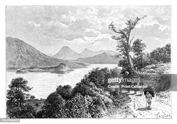 Lake Atitlan, Guatemala, c1890. From Universal Geography, Maps & Illustrations, Vol XXXIV, Virtue & Co Limited, .