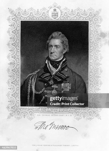 Sir Thomas Munro , Scottish soldier and statesman, 19th century.