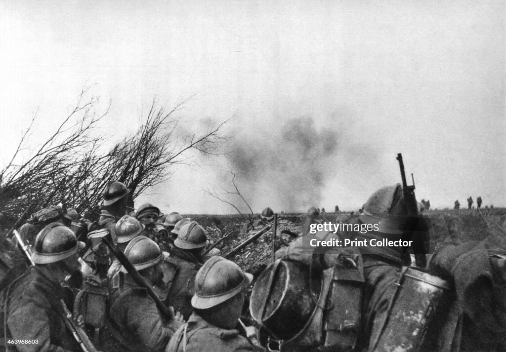 The French front line at Douaumont, Verdun, France, 25 February 1916.