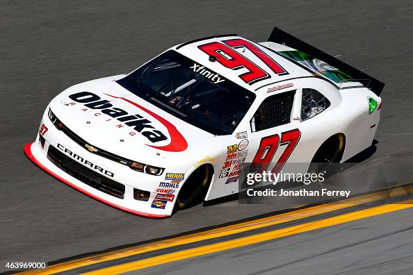 Josh Reaume, driver of the Obaika Racing Chevrolet, practices for the ...