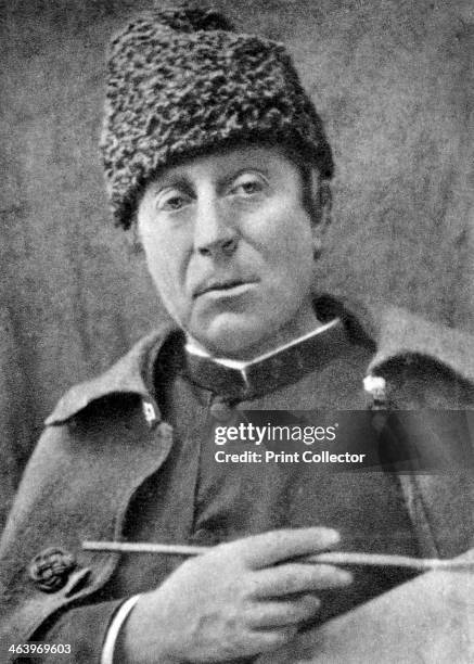 Paul Gauguin, French Post-Impressionist painter, 1888. A photograph from Album de Photographies, Dans L'Intimite de Personnages Illustres, 1850-1950,...