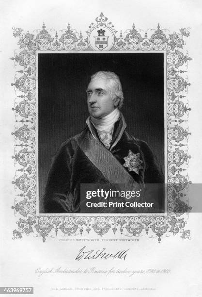 Charles Whitworth, Viscount Whitworth, 19th century. English ambassador to Russia for twelve years, 1788-1800.