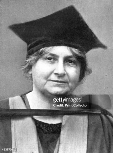 Dr Maria Montessori , Italian philosopher, 1926. In addition to being a philosopherm Montessori was also a physician, educator, humanitarian and...