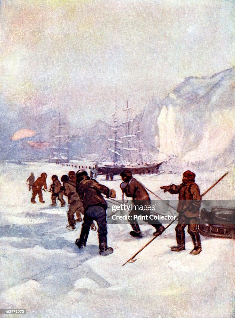 'The ships were called the Terror and the Erebus', 1847, (1905).Artist: A S Forrest