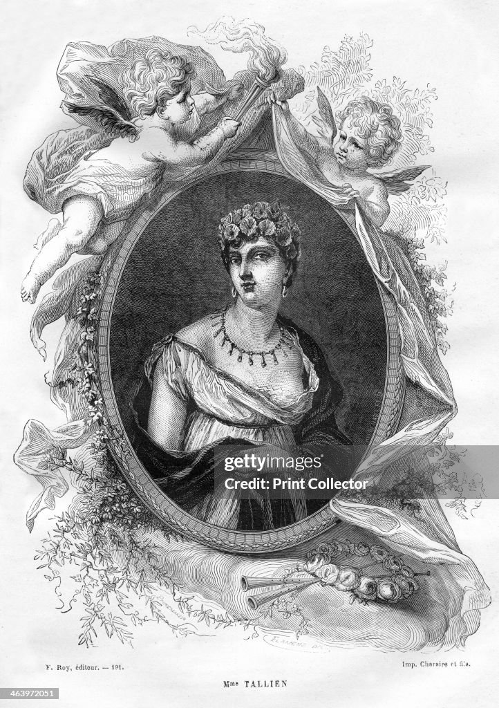 Madame Tallien, late 18th century (1882-1884).Artist: Charaire et fils