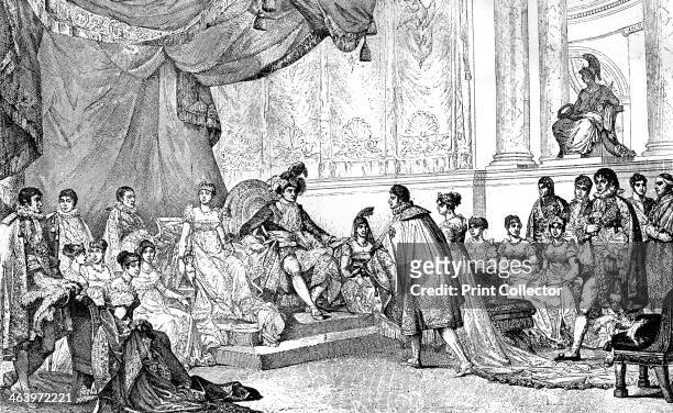 The wedding of Jerome Bonaparte, 22nd August 1807 . Jerome Bonaparte, the youngest brother of Napoleon, was made King of Westphalia by him in1807 ....