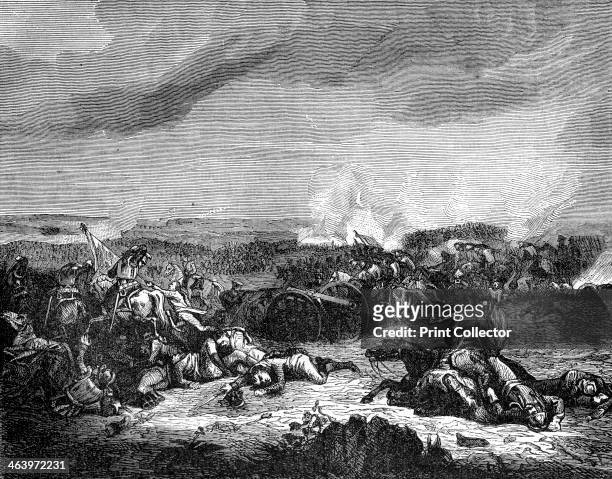 Battle of Champaubert, France, 10th February 1814 . Fought at Champaubert to the east of Paris, the battle was the opening engagement of the Six Days...