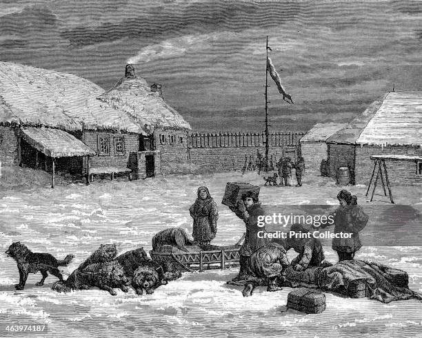 Alaskan scene, USA, 19th century.