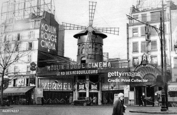 The Moulin Rouge, Paris, 1931. Illustration from the book Paris published by Ernest Flammarion, .