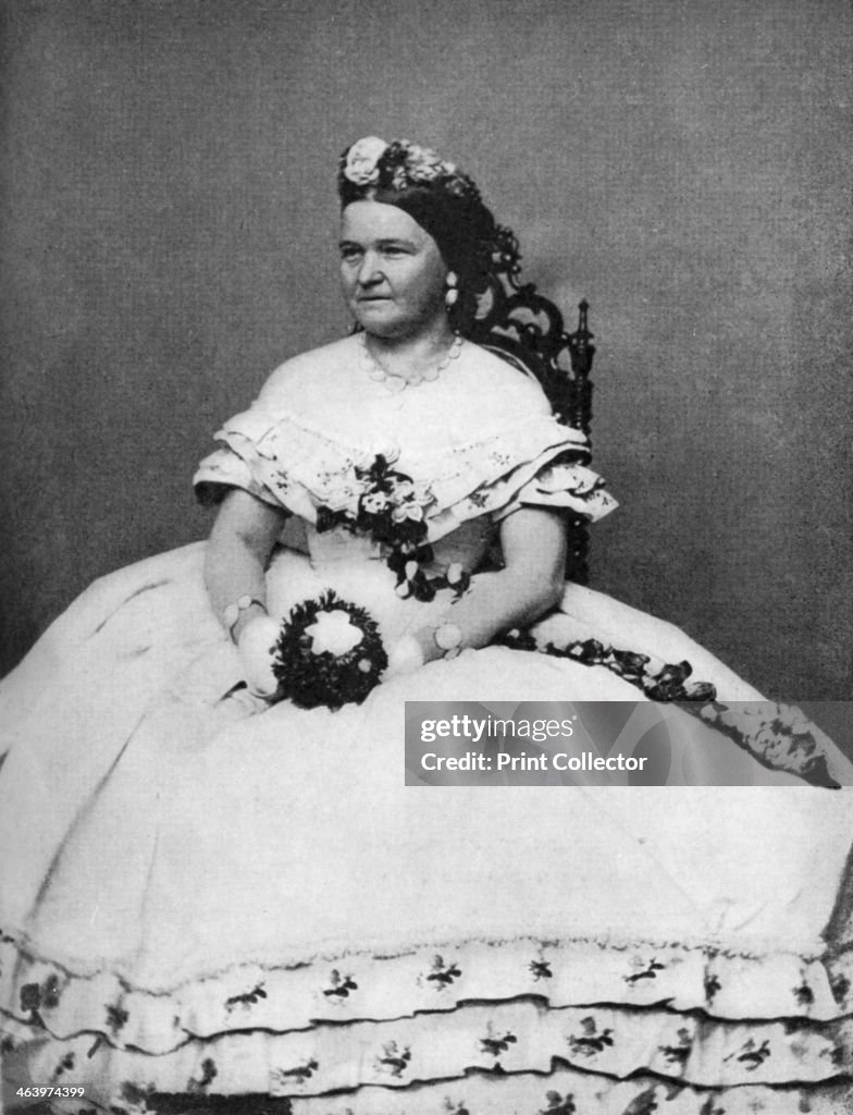 Mary Todd Lincoln, wife of President Abraham Lincoln, c1860s, (1908).