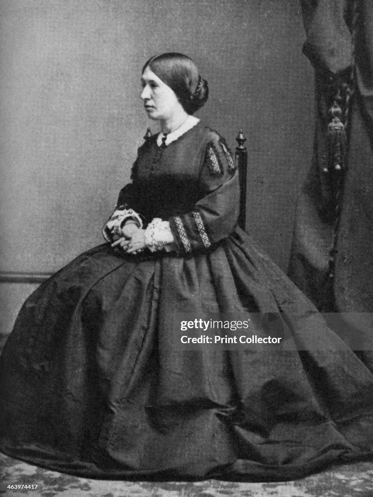 Julia Grant, wife of American president Ulysses S Grant, late 19th century, (1908).
