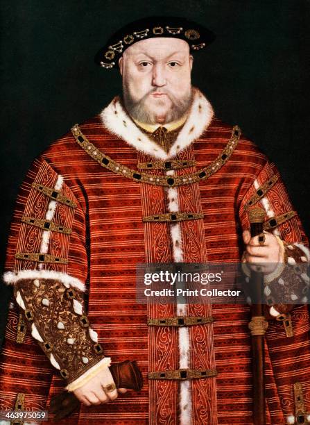 'King Henry VIII', 1542-1550. Henry succeeded his father, Henry VII, in 1509. Obsessed with passing the throne on to a male heir, he had six wives in...