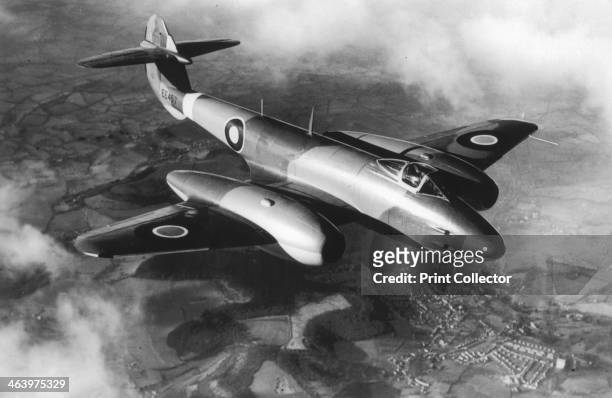 Gloster Meteor. British jet fighter which first flew in 1943.