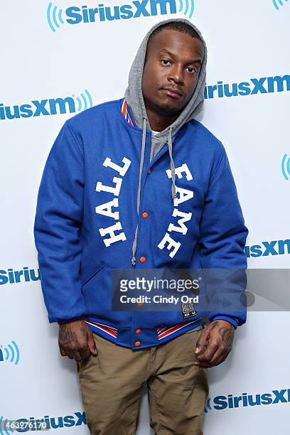 Rapper Fashawn visits the SiriusXM Studios on February 20, 2015 in New York City.