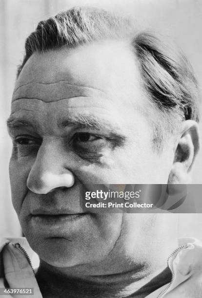 Wallace Beery , American actor, c1930s-c1940s. A star of many silent Hollywood films, the arrival of sound saw Beery as one of the victims of the...