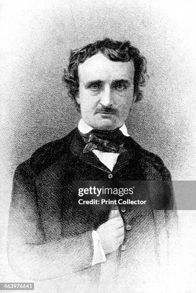 'Edgar Allan Poe, Author of Tales of Mystery and Imagination', 1923.Artist: Rischgitz Collection 'Edgar Allan Poe, Author of Tales of Mystery and Imagination', 1923.Artist: Rischgitz Collection
