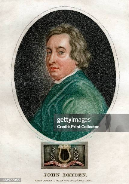 John Dryden, 17th century English dramatist and Poet Laureate, . Dryden became Poet Laureate in 1668.