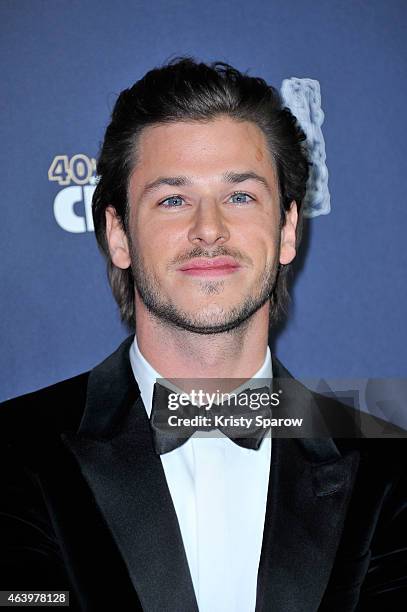 Gaspard Ulliel attends the 40th Cesar Film Awards at Theatre du Chatelet on February 20, 2015 in Paris, France.