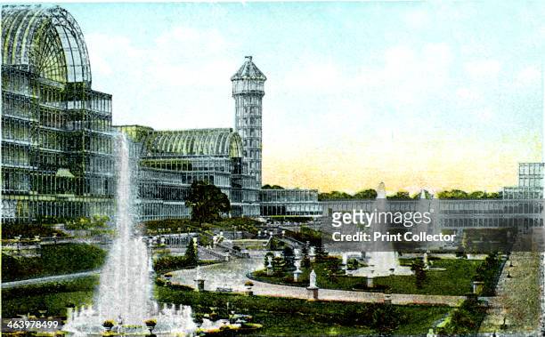 Crystal Palace, London, 20th Century. Designed by Sir Joseph Paxton, the Crystal Palace was originally built in Hyde Park to house the Great...