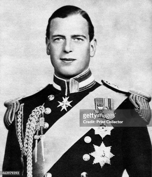 Prince George, Duke of Kent, c1936. The Duke of Kent was a member of the British Royal Family, the fourth son of King George V. Illustration from...
