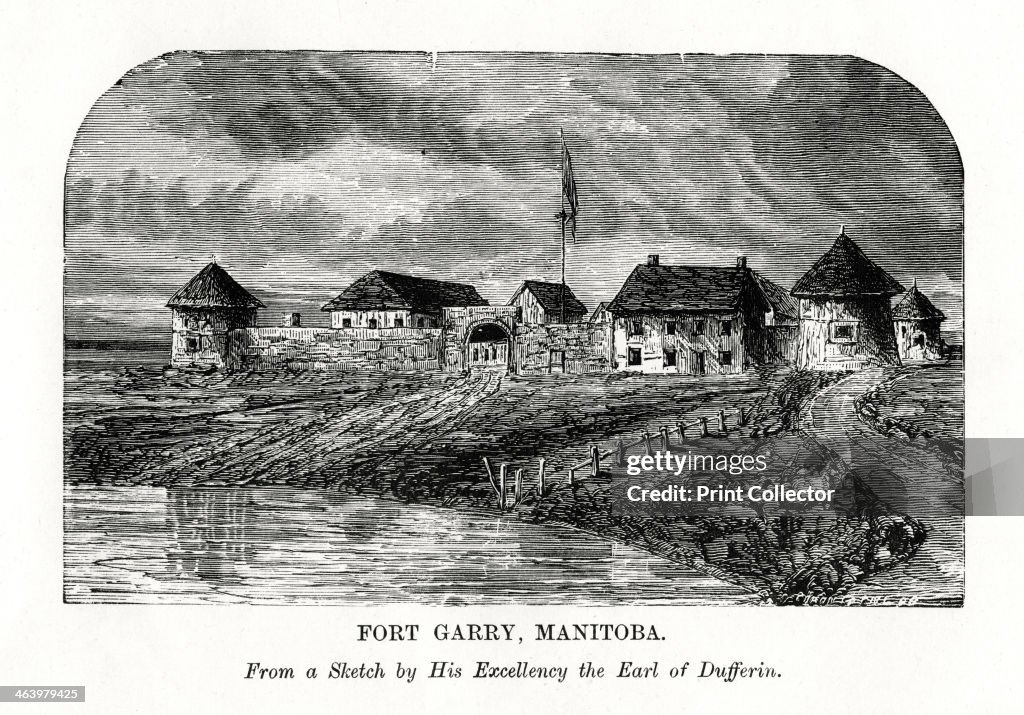 Fort Garry, Manitoba, Canada, late 19th century.