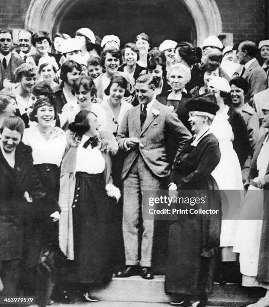 The Prince of Wales at the Ontario Agricultural College, Canada, 1919. The future King Edward VIII on a royal visit. Illustration from George V and...