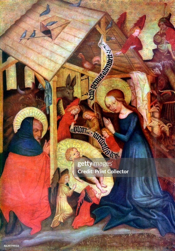 'Adoration of the Child', after 1430 (1955). Artist: Master of the Carrying of the Cross, Vyssi Brod