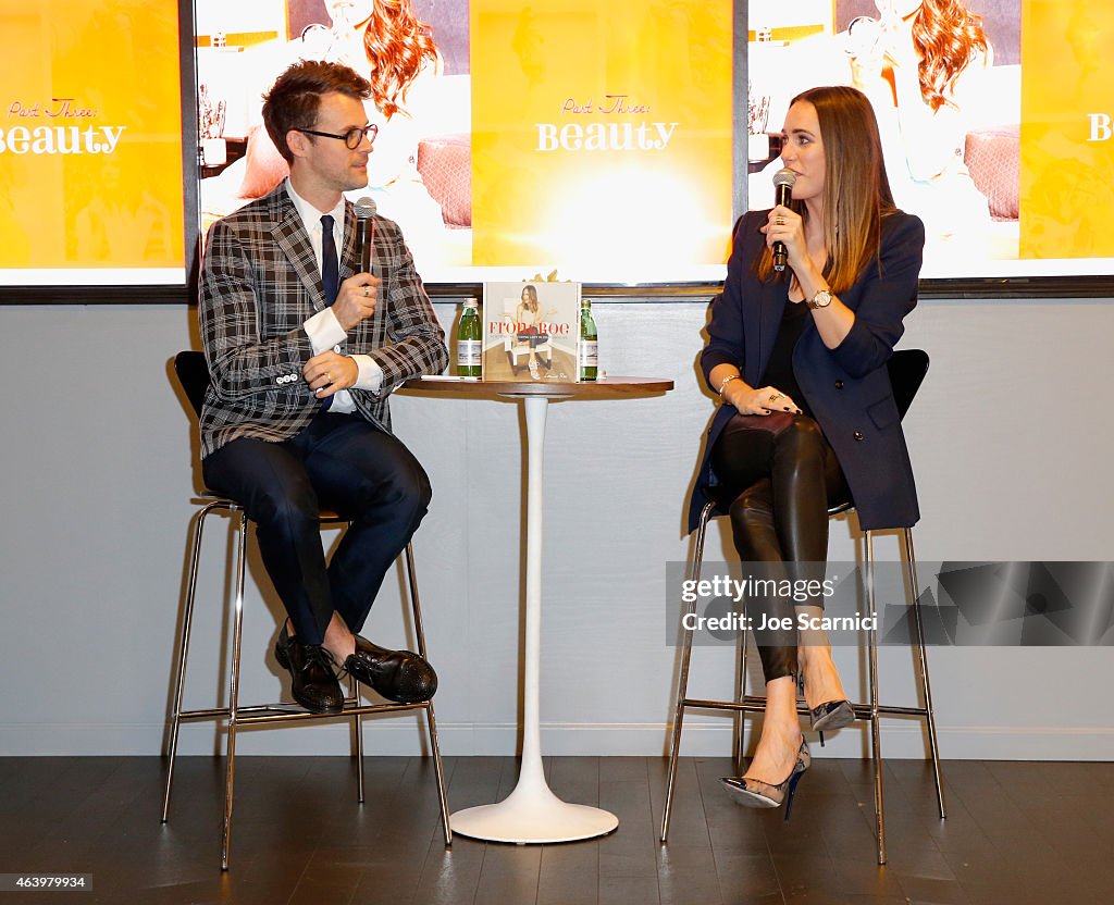 Vanity Fair Campaign Hollywood Social Club - Preview Of Louise Roe's New Book, Front Roe, Moderated By Brad Goreski Panel Discussion