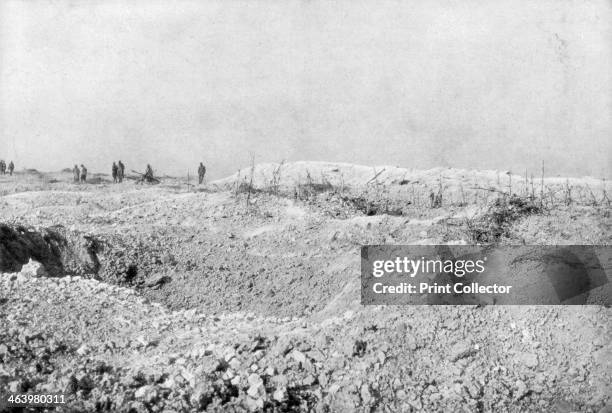 The landscape of Mort-Homme, Verdun, France, First World War, 1917.