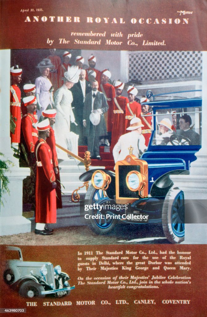 Standard Car advert, 1935.