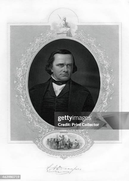 Stephen A Douglas, American politician, 1862-1867. Douglas was a leading figure in Congress in the 1850s and proposed the Kansas-Nebraska Act that...