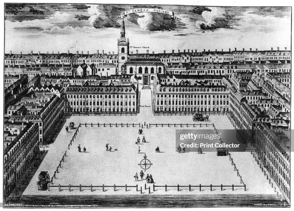 St James's Square, London, 18th century (1907).