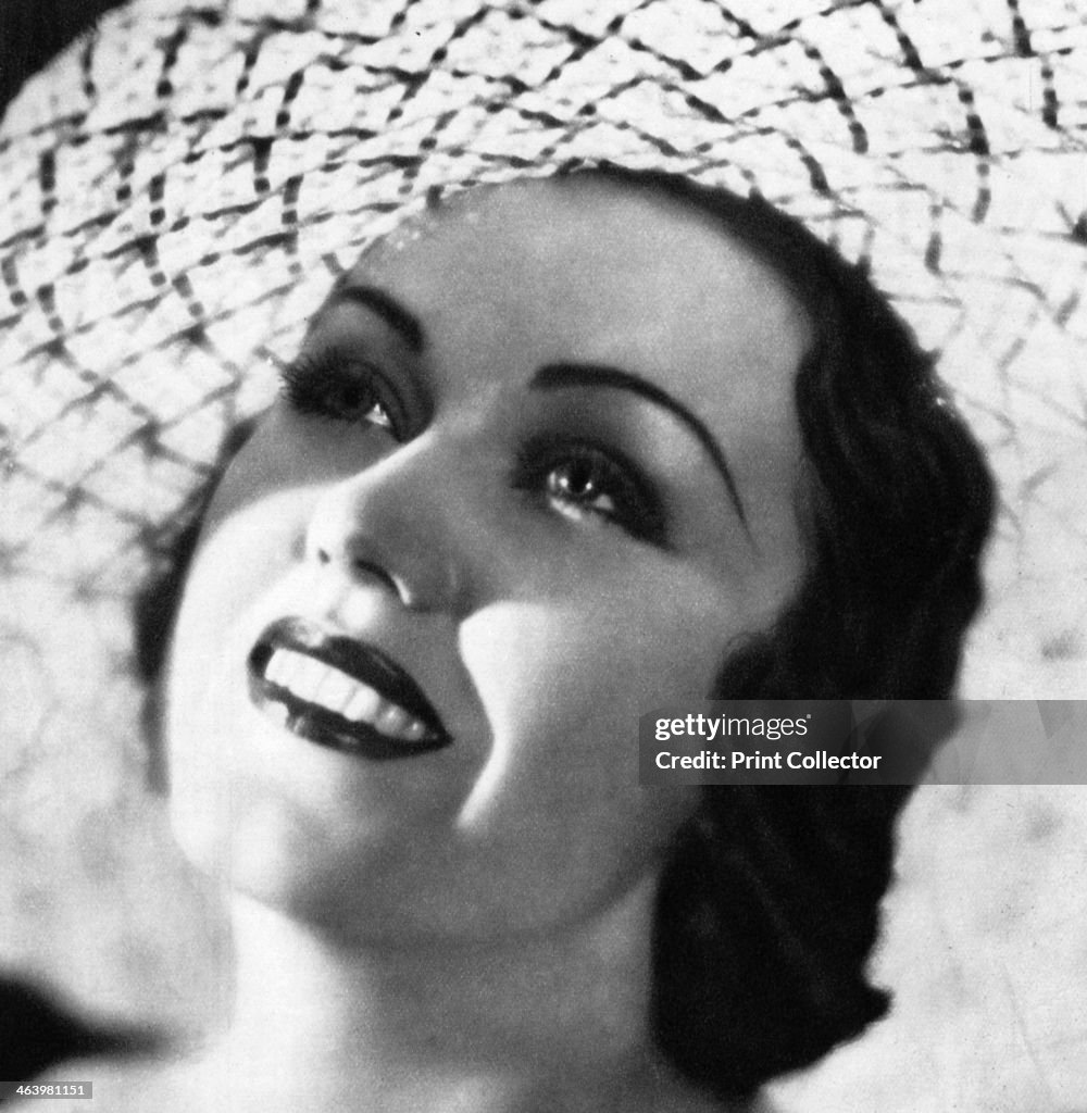Fay Wray, Canadian-born American film actress, 1934-1935.