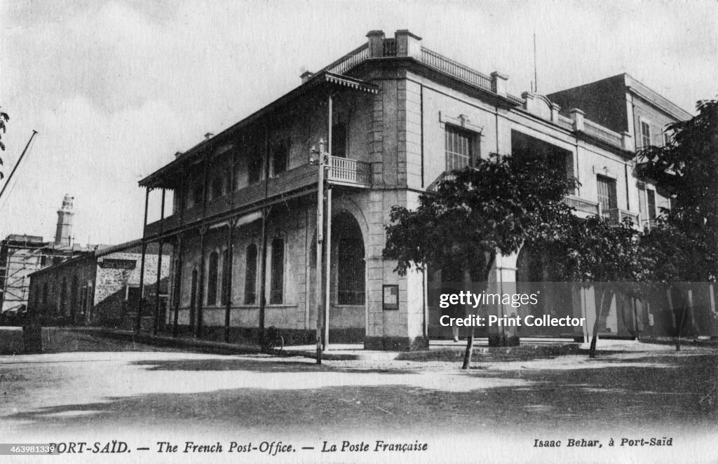 The French Post Office, Port Said, Egypt, 20th century. Artist: Isaac Behar